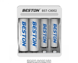 Sạc Pin AA & AAA Beston C8002 Ni-Mh 1.2V 4 pin, đèn LED báo