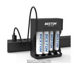 Sạc Pin AA & AAA Beston C8022B Ni-Mh 2.4V 4 pin, đèn LED báo