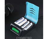 Sạc Pin AA & AAA Beston C9001 Ni-Mh 1.2V 4 pin, hiển thị vạch báo