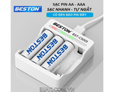 Sạc Pin AA, AAA Beston C9009 Ni-Mh 1.2V 4 pin, có đèn LED báo