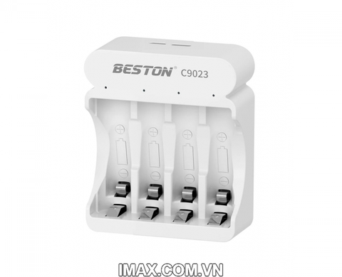 Sạc Pin AA & AAA Beston C9023 Ni-Mh 1.2V 4 pin, đèn LEB báo