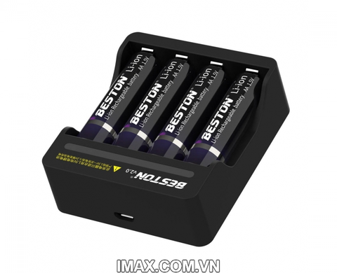 Sạc Pin AA & AAA Beston M7011 Lithium Li-On 1.5V 4 pin