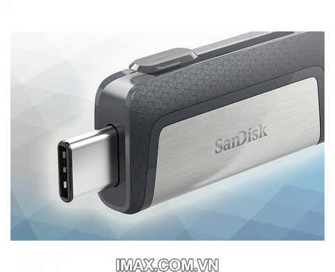 Sandisk USB 3.1 Type-C 256GB, 2 cổng: USB, Type C