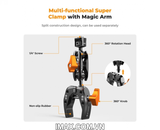 Siêu Kẹp Đa Chức Năng Với Ballhead Magic Arm MS13 - KF31.083