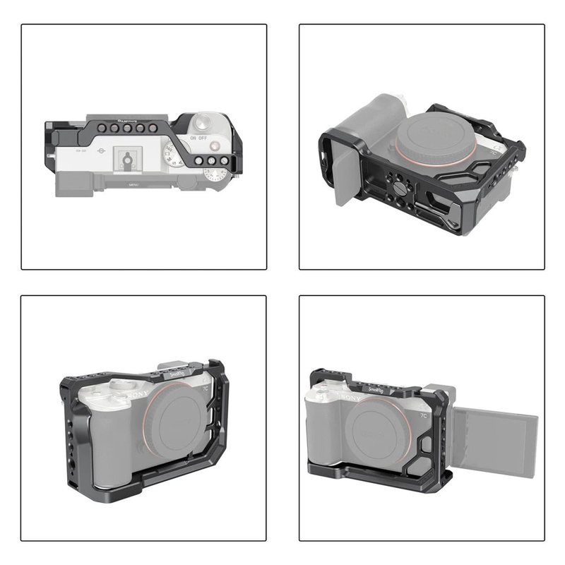 SmallRig Cage for Sony A7C 3081 có thiết kế thông minh, tiện lợi