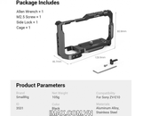 SmallRig Cage With Grip for Sony ZV-E10  _  3538B-Hàng chính hãng