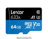 Thẻ nhớ 64GB Micro SDXC Lexar 633x 95MB/s