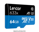 Thẻ nhớ 64GB Micro SDXC Lexar 633x 95MB/s
