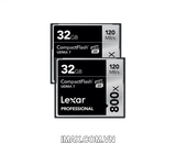 Thẻ nhớ CF Lexar 32GB 800X~120MB/s
