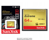 Thẻ nhớ CF Sandisk Extreme  64GB 800X 120MB/s
