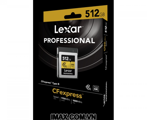 Thẻ nhớ CFexpress Type B card Lexar 512GB 1750MB/s
