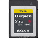 Thẻ nhớ CFexpress Type B card Sony Tough 512gb 1700/1480MB/s