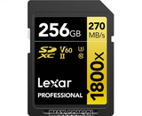 Thẻ nhớ Lexar® Professional 1800x SDXC™ UHS-II Card GOLD 256GB