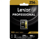Thẻ nhớ Lexar® Professional 1800x SDXC™ UHS-II Card GOLD 256GB