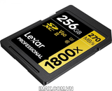 Thẻ nhớ Lexar® Professional 1800x SDXC™ UHS-II Card GOLD 256GB