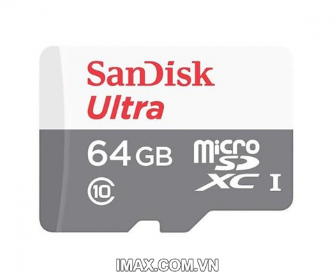 Thẻ nhớ Micro SDXC Sandisk 64GB Ultra 100MB/s