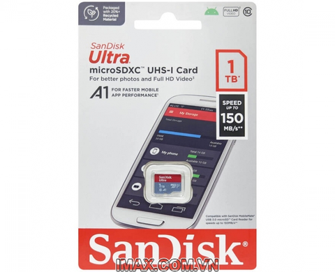 Thẻ nhớ MicroSD 1TB Sandisk Ultra A1 150 MB/s