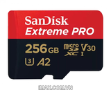 Thẻ nhớ MicroSD 256GB Sandisk Extreme Pro 200 MB/s