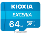 Thẻ nhớ MicroSD 64GB Kioxia Exceria 100/15 Mb/s