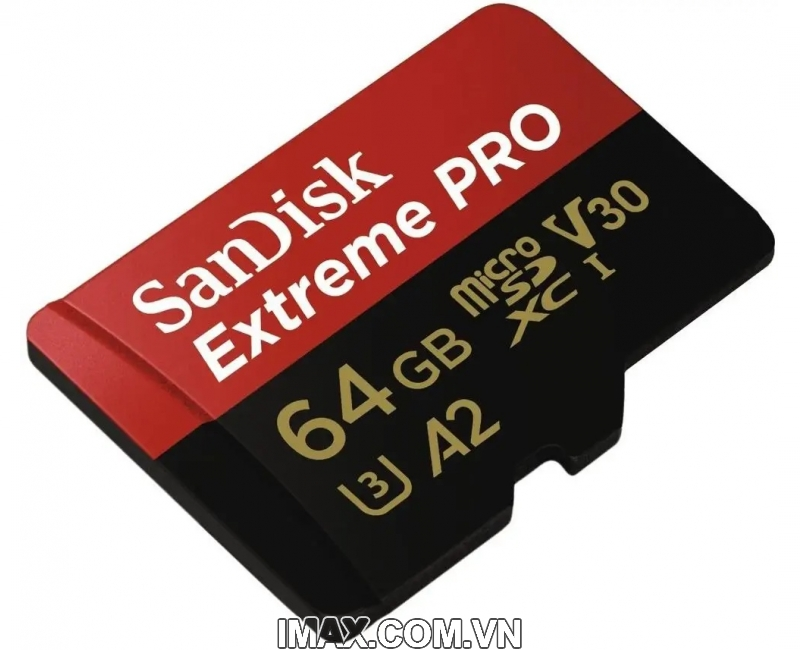 Thẻ nhớ MicroSD 64GB Sandisk Extreme Pro 200 MB/s (Bản mới nhất