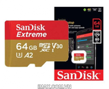 Thẻ nhớ Sandisk MicroSD Extreme 64GB 170/80Mb/s