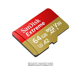 Thẻ nhớ Sandisk MicroSD Extreme 64GB 170/80Mb/s