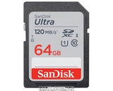 Thẻ nhớ SanDisk SDXC Ultra 64GB Class 10 100-120mb/s