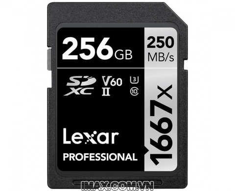 Thẻ nhớ SDXC Lexar 256GB UHS-II 1667X 250MB/s