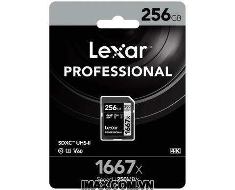 Thẻ nhớ SDXC Lexar 256GB UHS-II 1667X 250MB/s