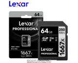 Thẻ nhớ SDXC Lexar 64GB UHS-II 1667X 250MB/s