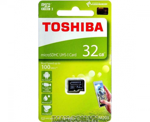 Thẻ nhớ Toshiba Micro SDHC 32GB 100MB/s