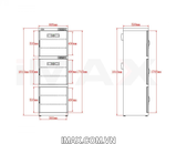 Tủ chống ẩm Dry-Cabi DHC-500, 500Lít