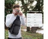 Balo đeo chéo máy ảnh K&F Concept - KF13.141 (Đen)