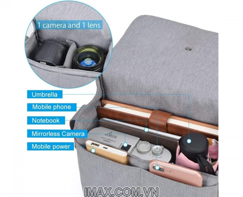 Túi máy ảnh Caden Cwatcun D26 _ Xám