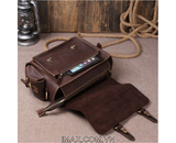 Túi máy ảnh da thật DT01 - 1 body, 2 lens