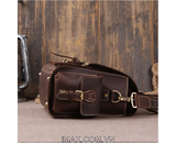 Túi máy ảnh da thật DT01 - 1 body, 2 lens