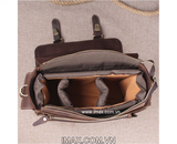 Túi máy ảnh da thật DT01 - 1 body, 2 lens