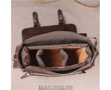 Túi máy ảnh da thật DT01 - 1 body, 2 lens