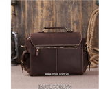 Túi máy ảnh da thật DT01 - 1 body, 2 lens