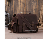 Túi máy ảnh da thật DT01 - 1 body, 2 lens