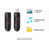 USB 3.0 Sandisk 128GB CZ600 Cruzer Glide