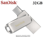 USB OTG Type-C 32GB SanDisk Ultra Dual Drive Luxe