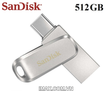 USB OTG Type-C 512GB SanDisk Ultra Dual Drive Luxe