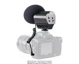 Mic thu âm Saramonic VMIC STEREO Condenser Video Microphone cho máy ảnh DSLR, máy quay