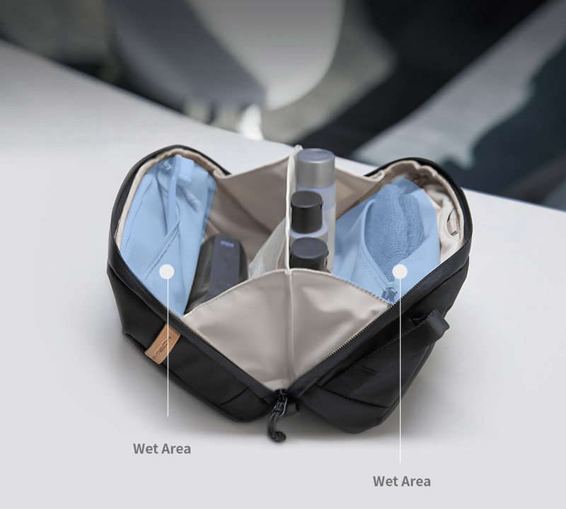 Wash Pouch - Wet & Dry Separation Keeps Everything Clean and Tidy