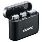 Micro không dây Godox WEC Kit2 (2 TX + 1 RX + Charging Case), Chính hãng