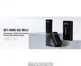 Mic thu âm Boya BY-XM6-S2 MINI Ultracompact 2.4GHz Dual-channel Microphone (TX+TX+RX+)