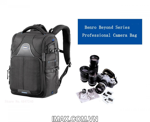 Ba lô máy ảnh Benro Beyond B100, chia 2 ngăn riêng biệt có thể thông nhau