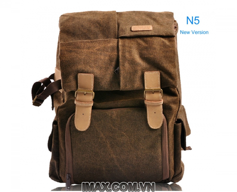 Ba lô máy ảnh Caden N5, nửa đựng máy ảnh, nửa đựng đồ, có ngăn đựng Laptaop