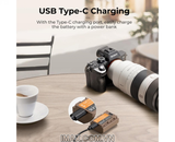 Pin máy ảnh có sạc nhanh Type C K&F Concept NP-FZ100 2280mAh - KF28.0023